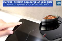 Bếp từ 4 vùng nấu Malloca MI-784 ITG / Nhập khẩu Italia, kính Ceramic ảnh 5