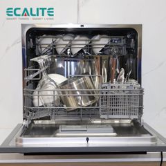 Máy Rửa Chén Mini 8 Bộ Ecalite EDW-UF6080BL / Sấy Khí Tươi 72h ảnh 8