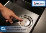 Chậu đá Malloca Nero K-45040 / Màu đen / Phủ nano kháng khuẩn