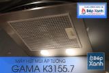 Máy hút mùi áp tường Malloca Gama K3155.7