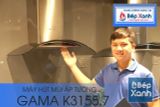 Máy hút mùi áp tường Malloca Gama K3155.7