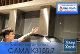 Máy hút mùi áp tường Malloca Gama K3155.7
