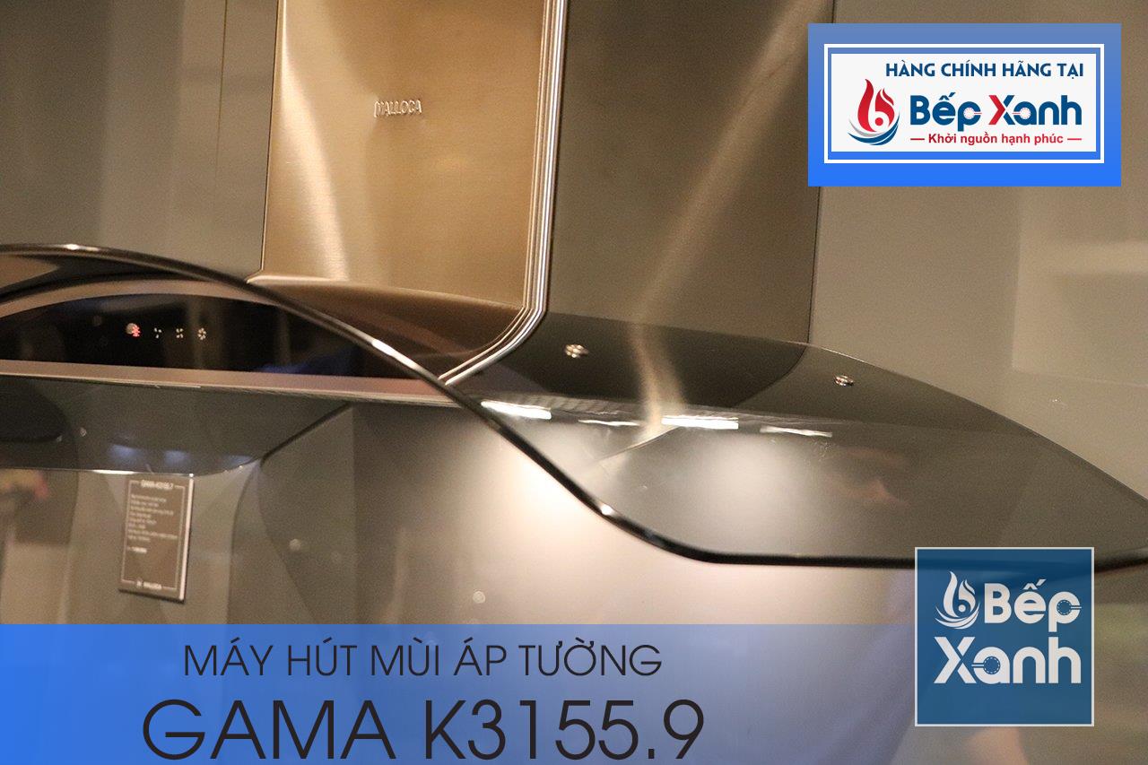 Máy hút mùi áp tường Malloca Gama K3155.9 - Khử mùi bằng ống thoát và than hoạt tính Máy hút mùi áp tường Malloca Gama K3155.9 - Khử mùi bằng ống thoát và than hoạt tính