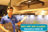 Máy hút mùi Cổ điển 70cm Malloca H365.7B (Màu đen)