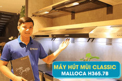 Máy hút mùi Cổ điển 70cm Malloca H365.7B (Màu đen) ảnh 3