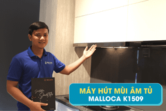 Máy hút mùi âm tủ phím cơ Malloca K1509 ảnh 4