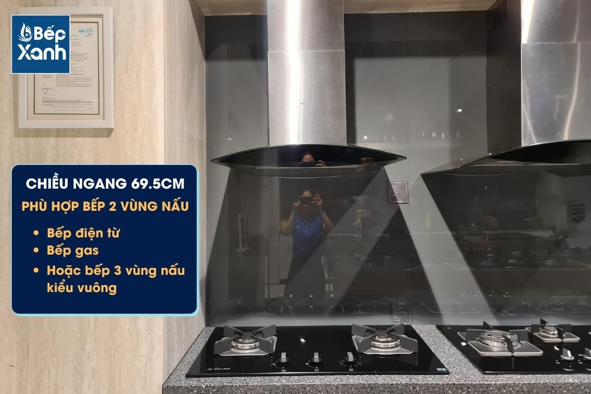 Máy hút mùi áp tường 70cm Malloca MC 7018HS – ảnh 7