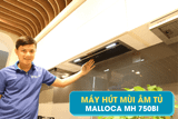 Máy hút mùi âm tủ Malloca MH 750BI/ Màu đen/ Dạng Hidden