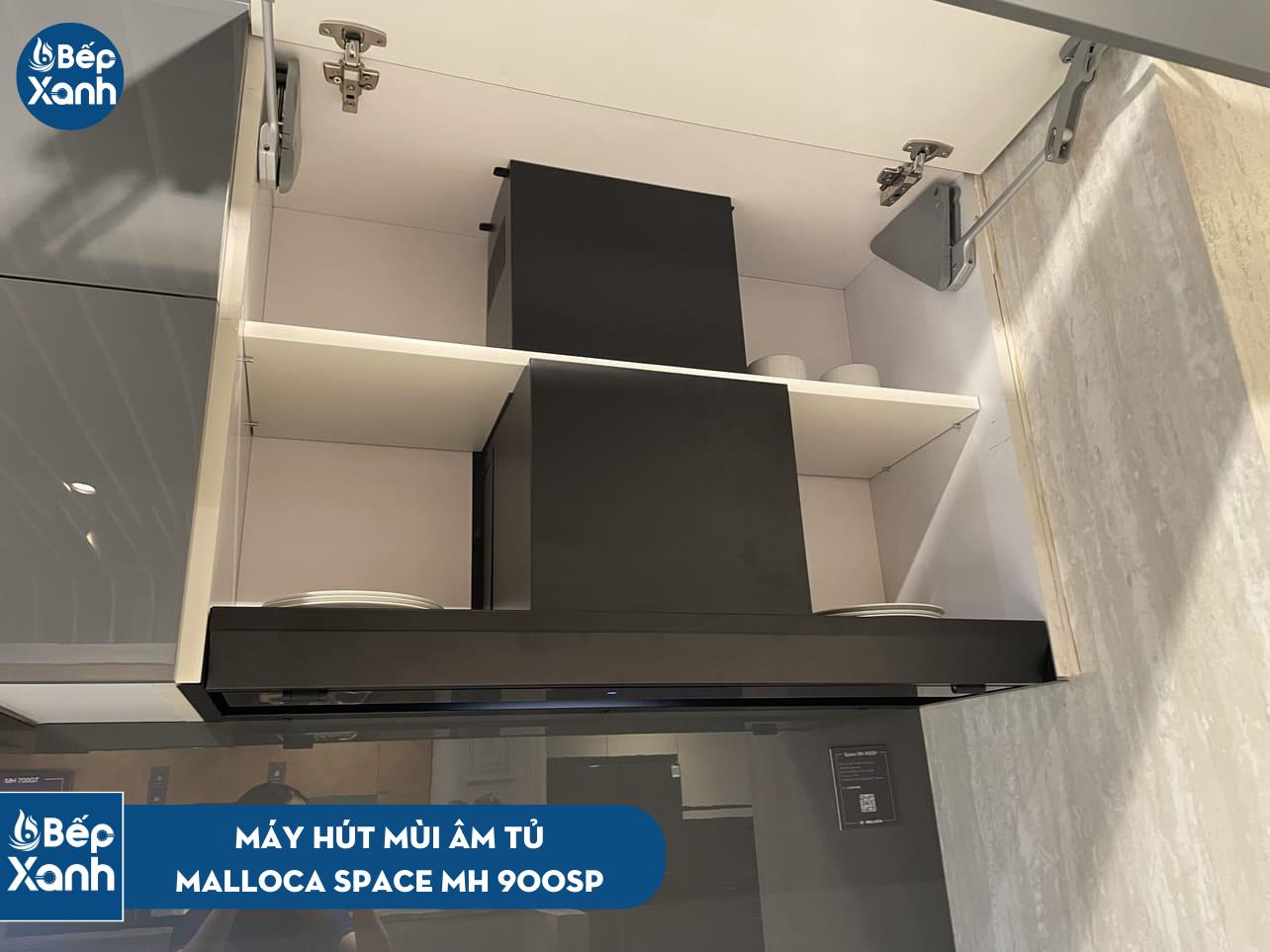 Máy Hút Mùi Âm Tủ 90cm Malloca Space MH 900SP / Cảm ứng, thép sơn đen và kính – ảnh 8