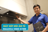 Máy Hút Mùi Âm Tủ Malloca Visso K7205/ Màu Inox/ Dạng Hidden