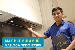 Máy Hút Mùi Âm Tủ Malloca Visso K7205/ Màu Inox/ Dạng Hidden ảnh 3