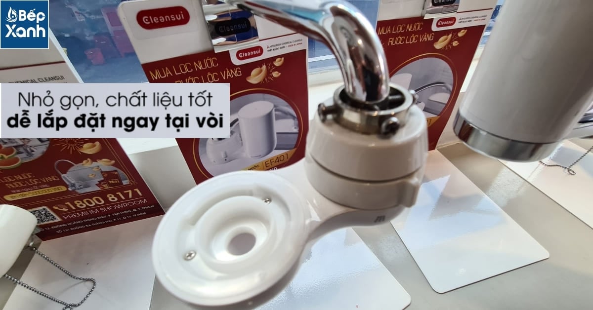 Máy Lọc Nước Tại Vòi Cleansui EF401 / Có 3 Chế Độ Nước / Nhập Khẩu Nhật Bản – ảnh 5