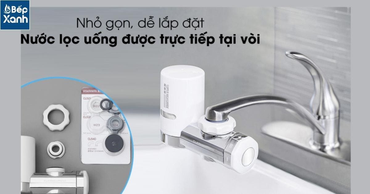 Máy Lọc Nước Tại Vòi Cleansui EF201 / Có 3 Chế Độ Nước / Nhập Khẩu Nhật Bản – ảnh 7