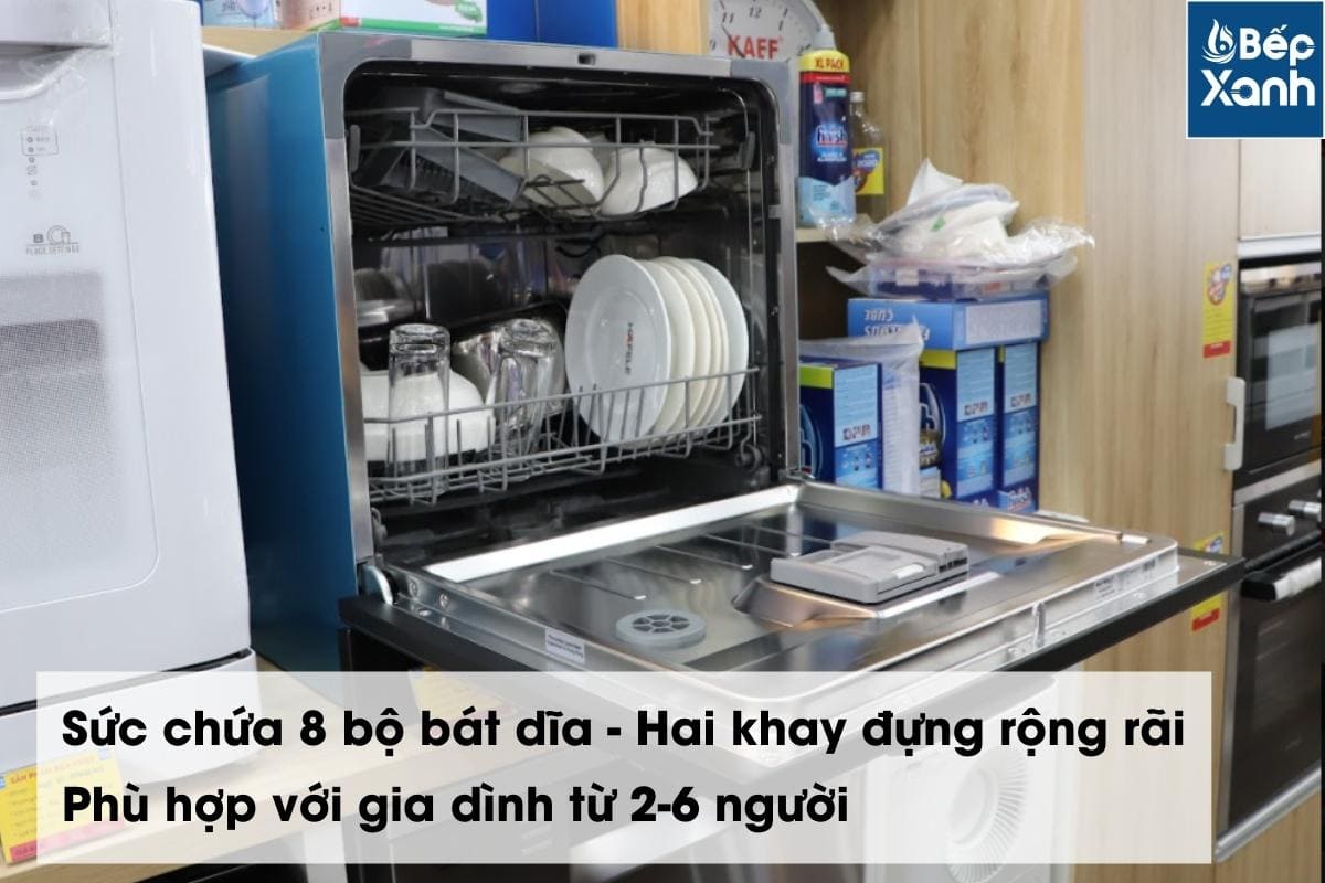 Máy Rửa Chén Mini 8 Bộ Eurosun SMS58EU09BT / Made In Thailand – ảnh 4