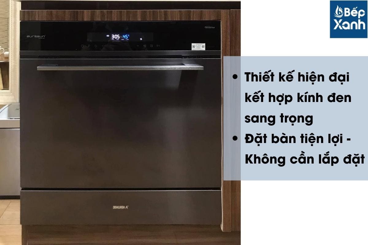 Máy Rửa Chén Mini 8 Bộ Eurosun SMS58EU09BT / Made In Thailand – ảnh 5