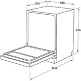 Máy Rửa Chén Âm Tủ Hafele HDW-SI60AB 538.21.320