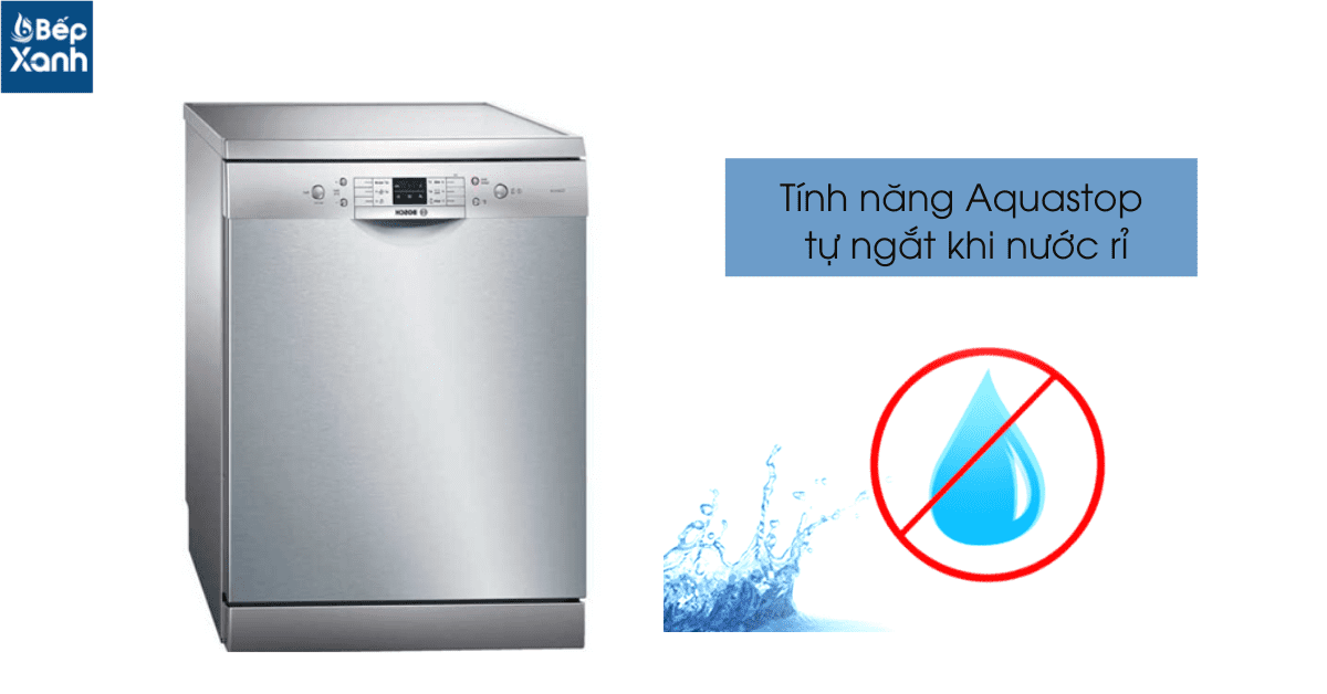 Máy rửa chén Bosch SMS63L08EA độc lập Series 6, 2 giàn rửa – ảnh 1