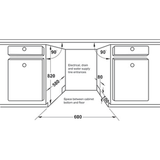 Máy Rửa Chén Âm Tủ Hafele HDW-FI60AB 538.21.330