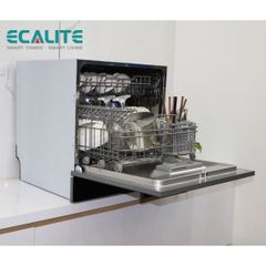 Máy Rửa Chén Mini 8 Bộ Ecalite EDW-UF6080BL / Sấy Khí Tươi 72h ảnh 6