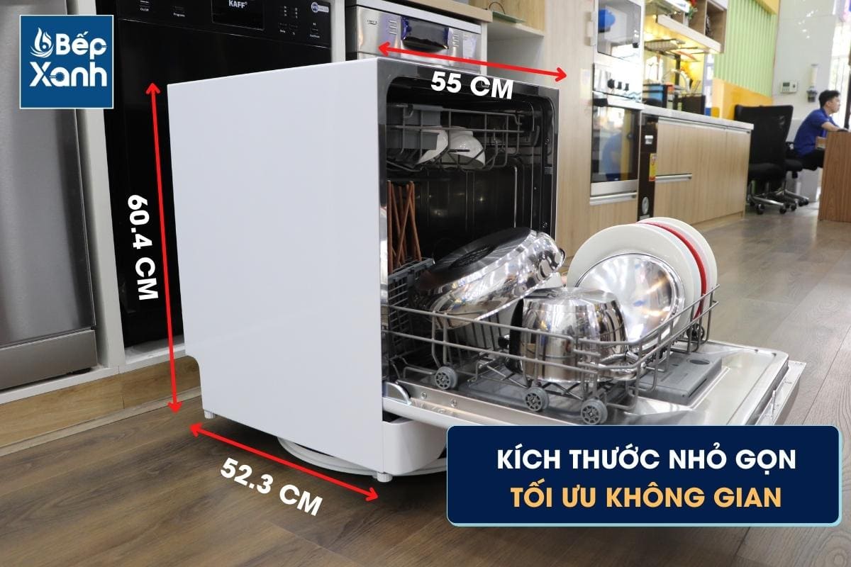Máy Rửa Chén Mini 8 Bộ Electrolux ESF6010BW / Để Bàn Tiện Lợi – ảnh 5