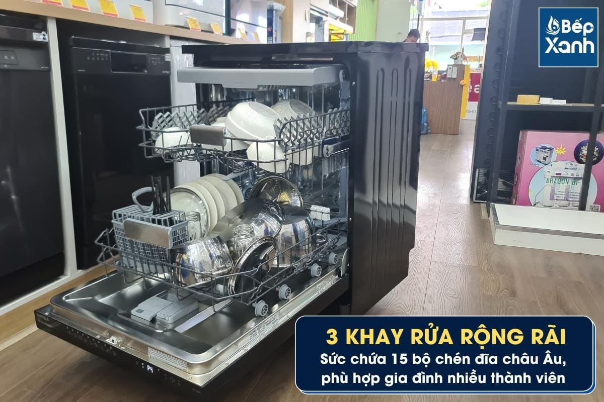 Máy Rửa Chén Độc Lập 15 Bộ Hafele HDW-F60F 533.23.310 / Tặng bếp từ đơn 2.660.000đ – ảnh 8