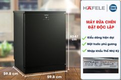 Máy Rửa Chén Độc Lập 15 Bộ Hafele HDW-F60F 533.23.310 / Tặng bếp từ đơn 2.660.000đ ảnh 6