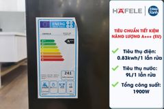 Máy Rửa Chén Độc Lập 15 Bộ Hafele HDW-F60F 533.23.310 / Tặng bếp từ đơn 2.660.000đ ảnh 7