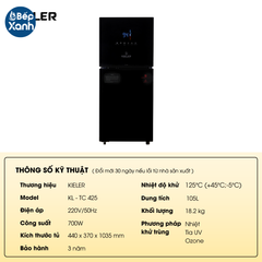 Tủ tiệt trùng Kieler KL – TC 425 ảnh 2