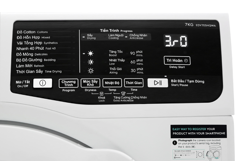 Máy Sấy Electrolux EDV705HQWA – ảnh 5