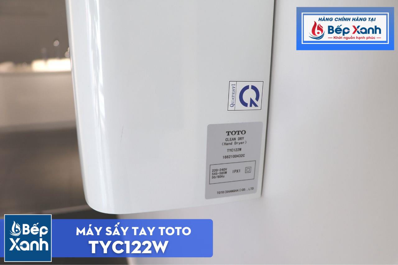 Máy Sấy Tay ToTo TYC122W – ảnh 5