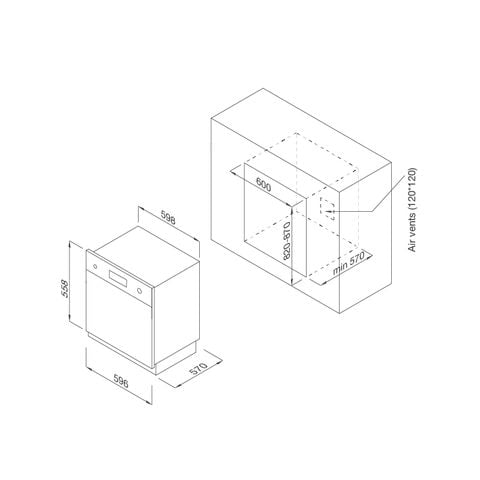 Máy rửa bát Malloca MDW14-S08SI – ảnh 2