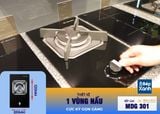 Bếp kính âm Malloca 1 gas dạng domino MDG 301