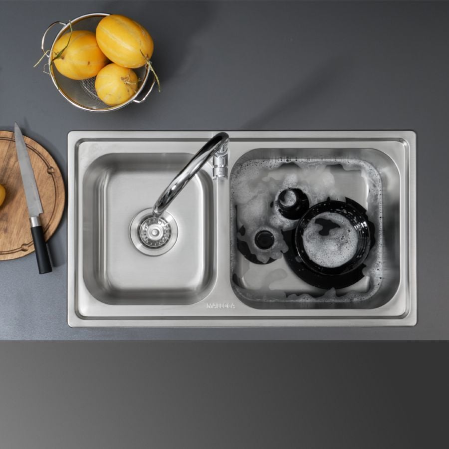 Chậu rửa chén Inox Malloca MS 2076E - Inox 304 sáng bóng, dễ vệ sinh Chậu rửa chén Inox Malloca MS 2076E - Inox 304 sáng bóng, dễ vệ sinh