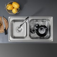 Chậu rửa chén Inox Malloca MS 2076E ảnh 4