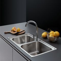 Chậu rửa chén Inox Malloca MS 2076E ảnh 5