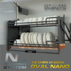  Kệ chén di động tủ trên nan Oval N-Series Lift-Basket Ecalite EL-N4117G 