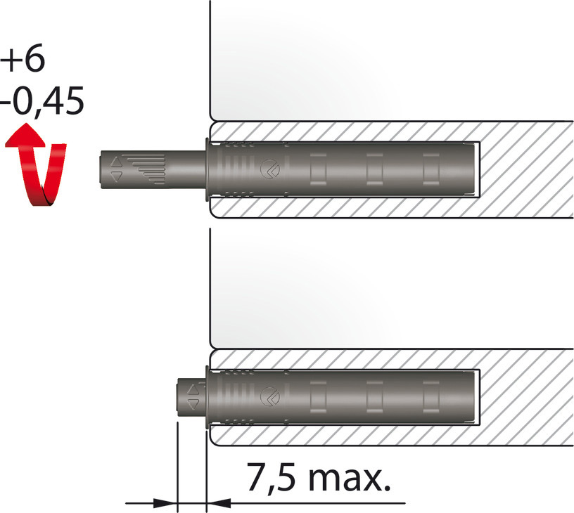 Nêm nhấn đầu cao su Hafele 356.12.310 – ảnh 6