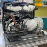 Máy Rửa Chén Mini 8 Bộ Ecalite EDW-SMS6080WH / Màu Trắng Tinh Tế