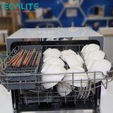 Máy Rửa Chén Mini 8 Bộ Ecalite EDW-SMS6080WH / Màu Trắng Tinh Tế