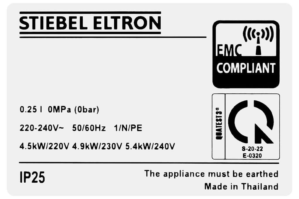 Máy nước nóng trực tiếp Stiebel Eltron DS 45 EC 4500W – ảnh 2