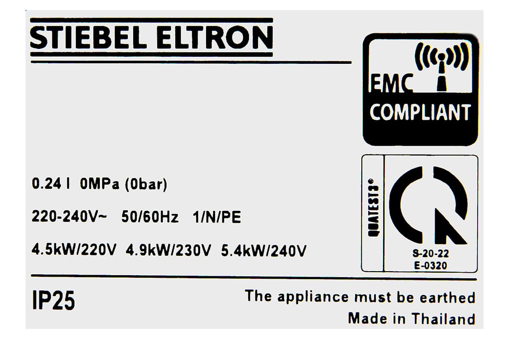 Máy nước nóng trực tiếp Stiebel Eltron XGL 45 EC 4500W – ảnh 2