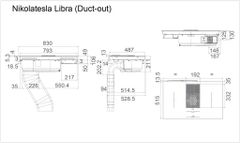 Máy hút mùi kết hợp bếp từ NIKOLA TESLA LIBRA WH/A/83 PRF0147774 ảnh 5