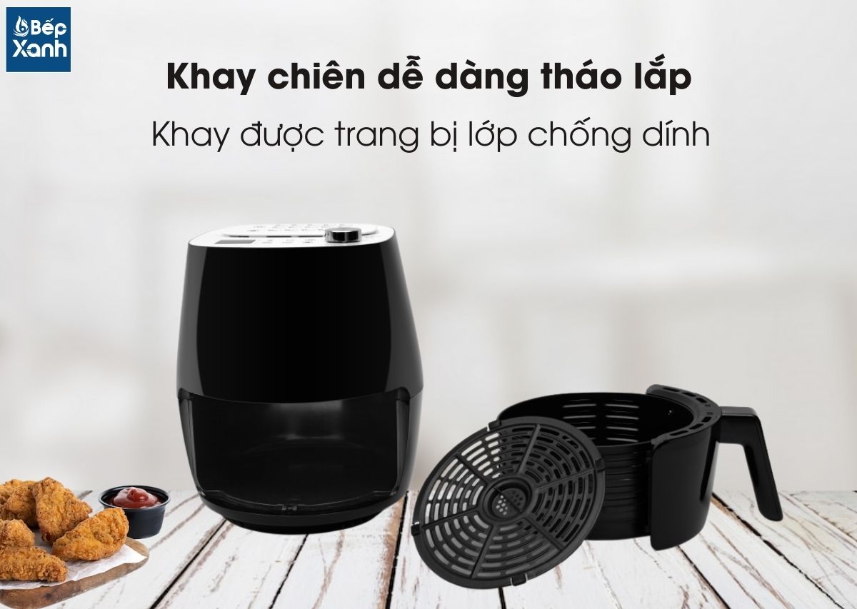 Nồi chiên không dầu Malloca MAF 09B – ảnh 6