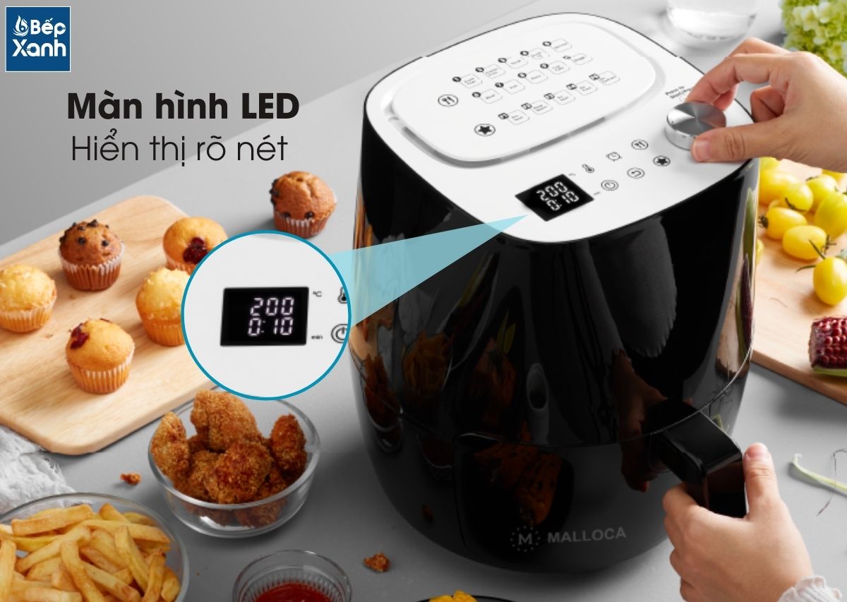 Nồi chiên không dầu Malloca MAF 09B – ảnh 7