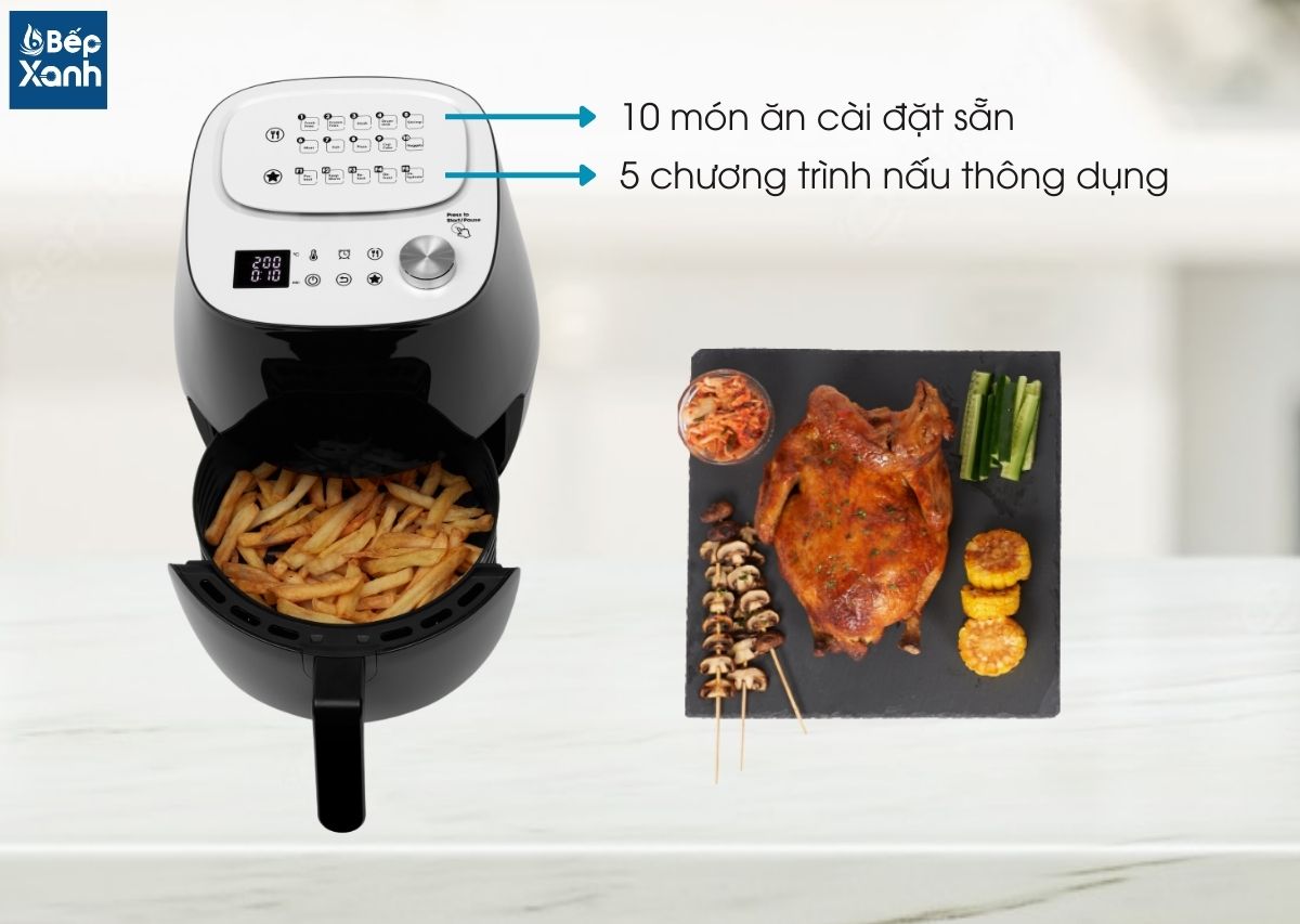 Nồi chiên không dầu Malloca MAF 09B – ảnh 8