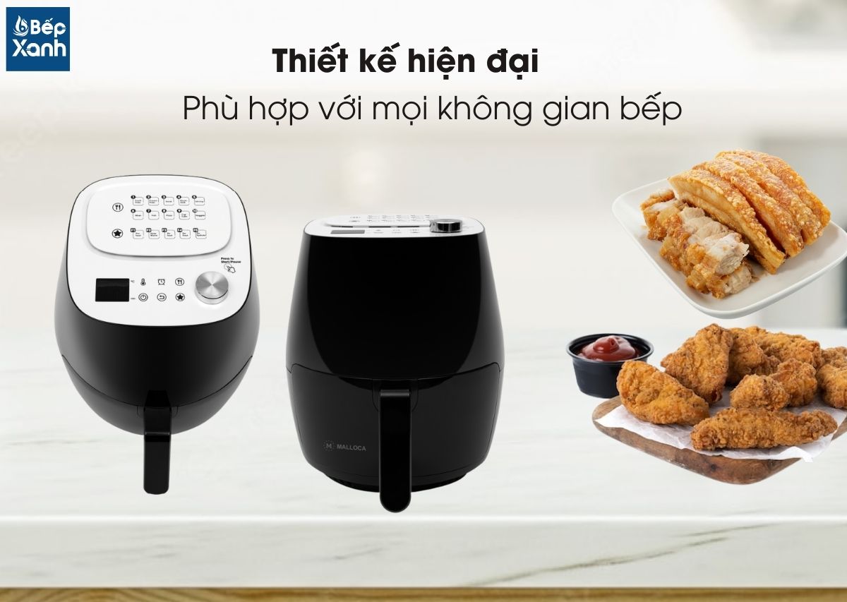 Nồi chiên không dầu Malloca MAF 09B - An toàn và vệ sinh khi dùng nồi chiên không dầu Malloca MAF-09B Nồi chiên không dầu Malloca MAF 09B - An toàn và vệ sinh khi dùng nồi chiên không dầu Malloca MAF-09B