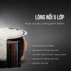 Nồi cơm điện tử 1,5L Elmich RCE 1807 ảnh 5