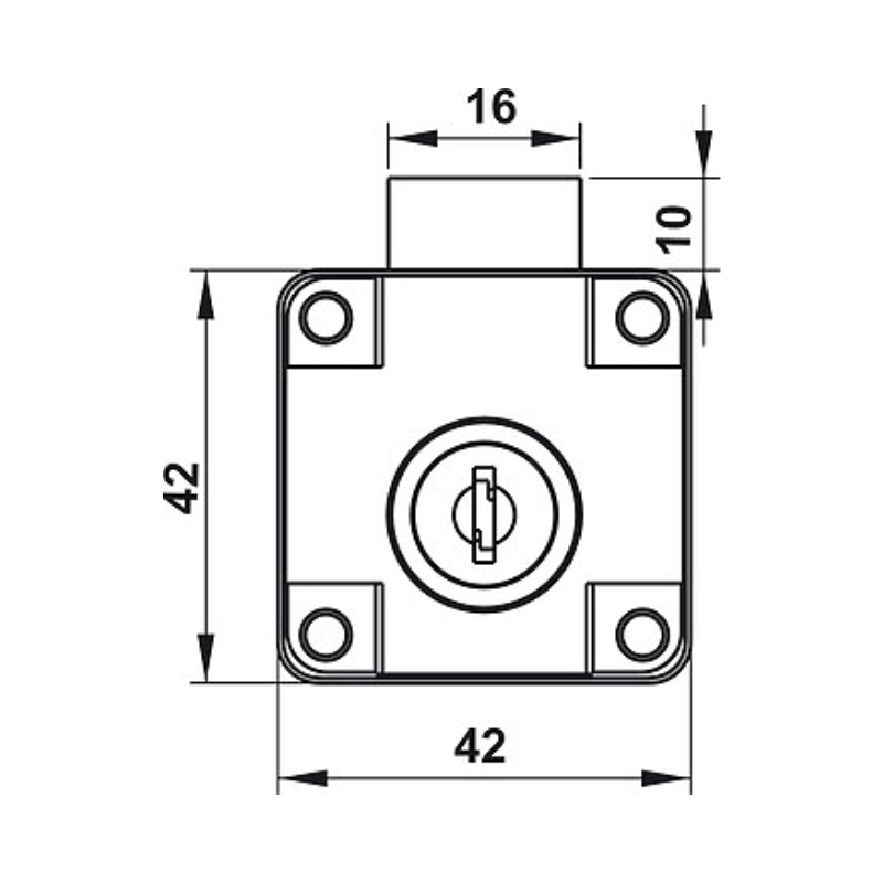 Bộ Khoá Tủ DIY Hafele 482.01.110 – ảnh 3