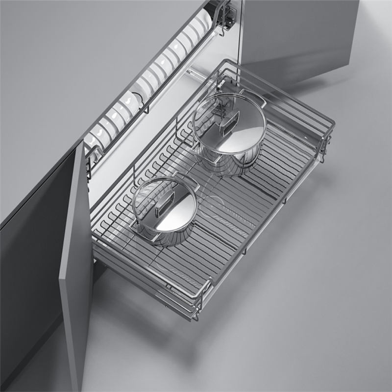  Kệ xoong nồi tủ dưới Four-side Multi Flat Wire N-Series Ecalite ELA-N3058G 