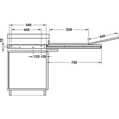 Phụ Kiện Bàn Mở Rộng Hafele 505.73.945 ảnh 5